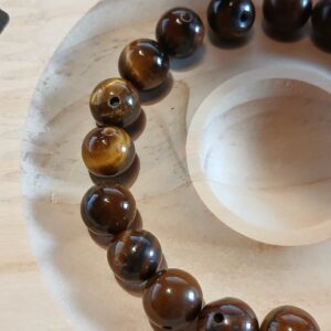 perles en Œil de Tigre – 8 mm
