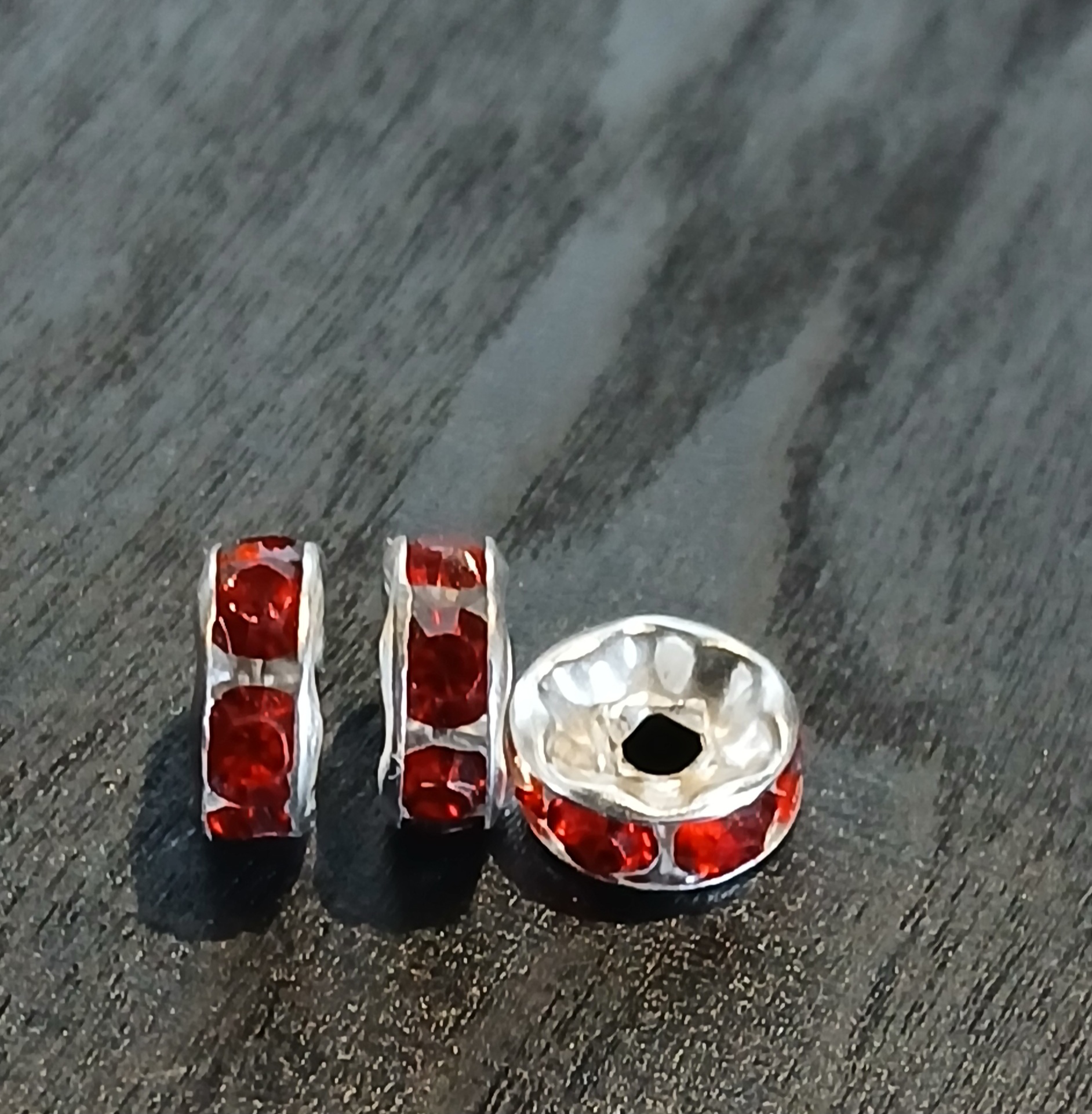 espaceurs strass rouge