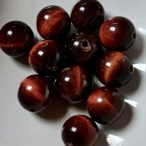 oeil de tigre rouge 8 mm