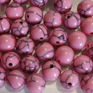 howlite rose 8mm