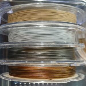 Fil d’acier souple nylon‑coated 1×7 – 50 m, 0,3 mm
