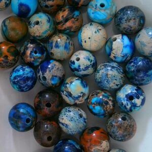 Jaspe Impérial Bleu de 8 mm