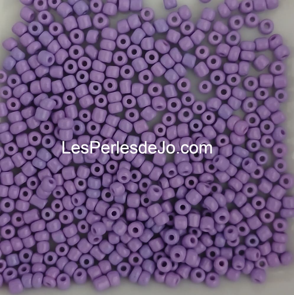 rocaille 2 mm violet