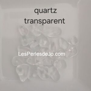 chips quartz transparent