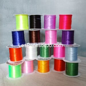 Fil élastique coloré