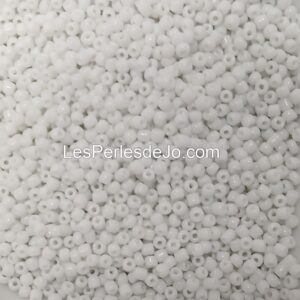 rocaille 2 mm blanc