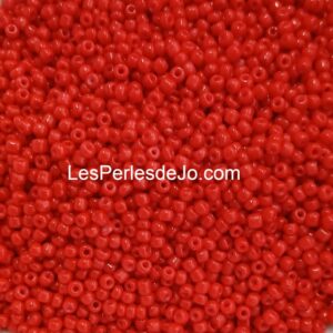 rocaille 2 mm rouge