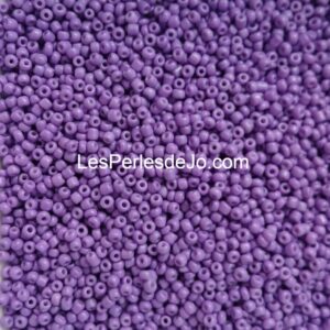 rocaille 2 mm violet foncé