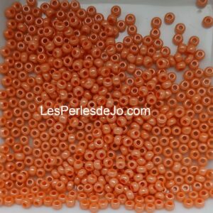 rocaille 2 mm orange clair