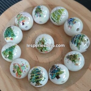 perles sapins de noel