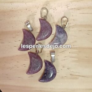 pendentifs lepidolite