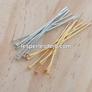 epingles tete plate