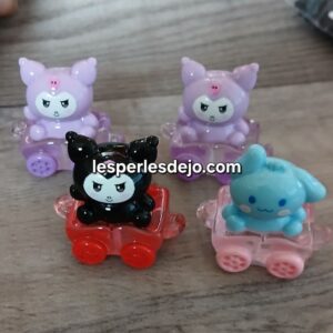 Sanlio – perles en résine avec personnage 3D