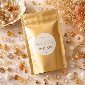 sachets mysteres perles en verre