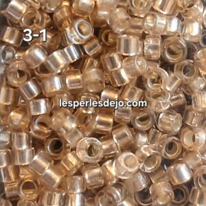 champagne - perles calibrées 2mm