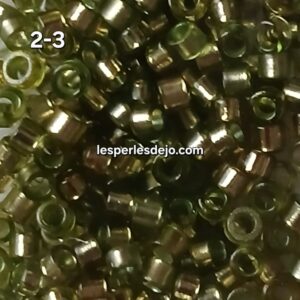 Vert - perles calibrées - env. 2mm - ref: 2-3