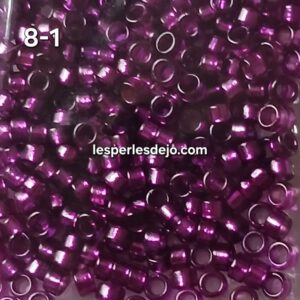 Violet - perles calibrées - env. 2mm - ref: 8-1
