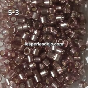 Marron - perles calibrées - env. 2mm - ref: 5-3