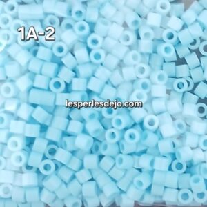 Bleu - perles calibrées - env. 2mm - ref: 1a-2