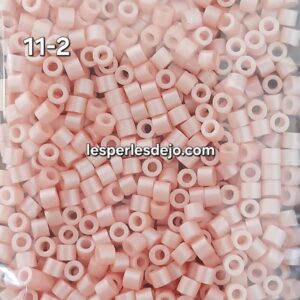 orange - perles calibrées - env. 2mm - ref: 11-2- parfait pour tissages réguliers