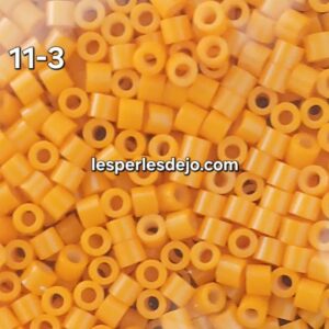 orange - perles calibrées - env. 2mm - ref: 11-3- parfait pour tissages réguliers