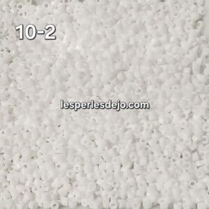 blanc - perles calibrées - env. 1,6mm - ref: 10-2