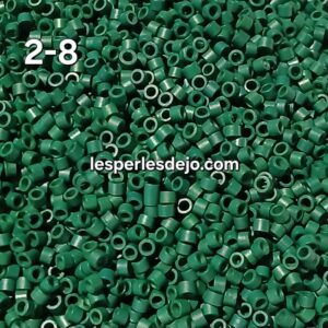 vert - perles calibrées 1,6mm -2-8