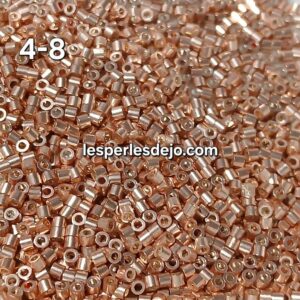 rose4-8- perles calibrées 2mm