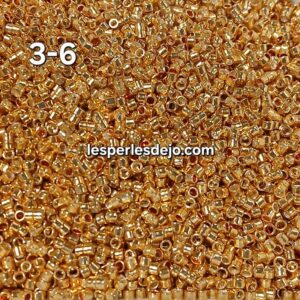 jaune - perles calibrées 1,6mm - 3-6