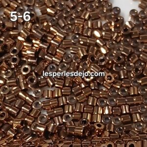 Marron - perles calibrées - env. 2mm - ref: 5-6