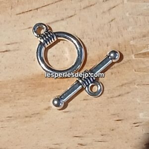 fermoir toggle rond antique