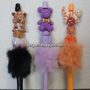 stylo pompon modèle