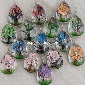 pendentif arbre en verre