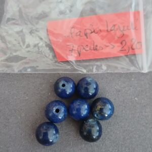 7 lapis lazuli - 8 mm