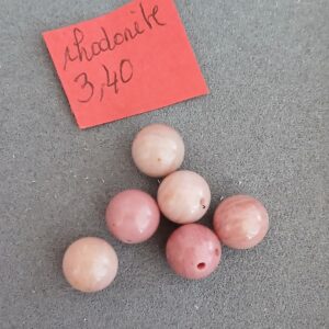 6 rhodonite 4 a - 8 mm