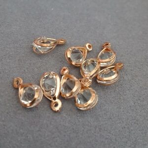 9 pendentifs strass